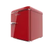 Imagen 4 Mini frigorífico retro rojo Cecotec de 45L, altura 55cm y eficiencia clase E. Diseño vintage ideal para oficinas y dormitorios con bajo nivel sonoro.