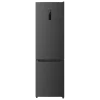 Frigorífico Combi Cecotec Bolero CoolMarket 356 Dark D acabado inox oscuro con display digital en la puerta frontal