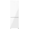 Frigorífico combi Cecotec Bolero CoolMarket 356 White Cristal D con frontal de cristal blanco y panel de control táctil