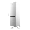Imagen 2 Frigorífico combi Cecotec Bolero CoolMarket 322 Inox E con 322 L, tecnología Total No Frost y Multi Airflow para mantener tus alimentos frescos por más tiempo.