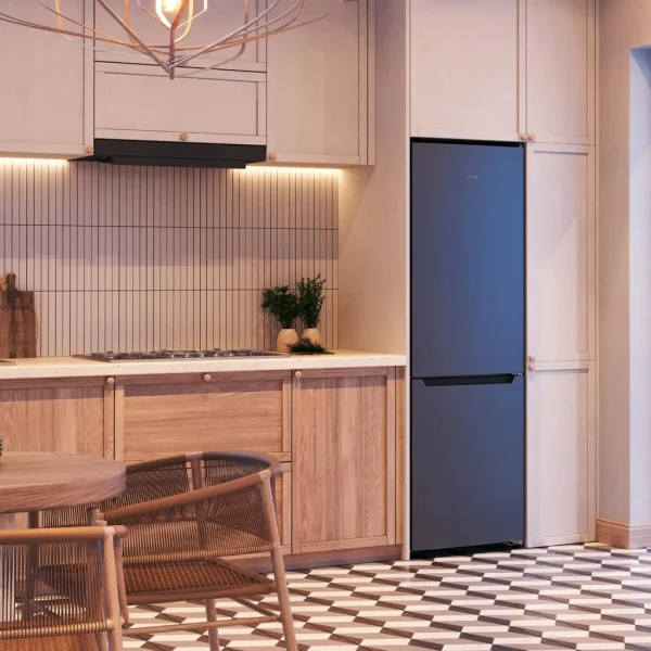 Imagen 4 Frigorífico Combi Bolero CoolMarket 322 Dark E con 322 L, tecnología Total No Frost y Multi Airflow para una conservación óptima de alimentos en acabado dark inox.