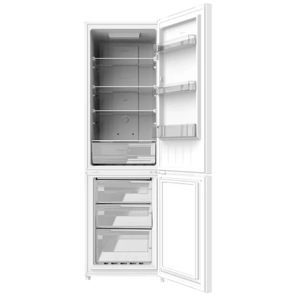 Imagen 4 Frigorífico combi Cecotec de 250 L con motor Inverter Plus, tecnología Total No Frost y eficiencia energética clase D. Incluye Multi Airflow y Humidity Box.