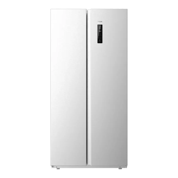 Frigorífico americano Side by Side Bolero CoolMarket SBS 430 Inox E de Cecotec con acabado en acero inoxidable y pantalla táctil frontal