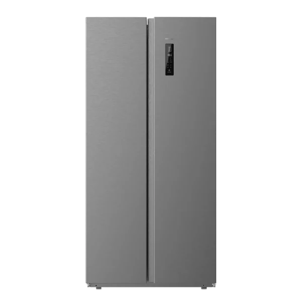 Frigorífico Americano Bolero CoolMarket SBS 430 Dark E con puertas Side by Side y panel de control LED