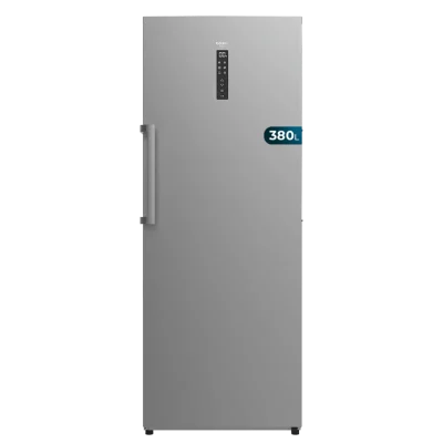 Congelador vertical Bolero CoolMarket UF 380 Inox D de 380 litros con acabado en acero inoxidable y pantalla de control exterior