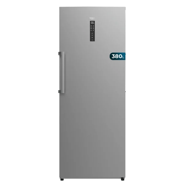 Congelador vertical Bolero CoolMarket UF 380 Inox D de 380 litros con acabado en acero inoxidable y pantalla de control exterior