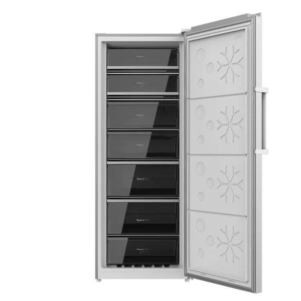 Imagen 2 Congelador vertical Bolero CoolMarket UF 380 Inox D de 380L. Convertible a frigorífico, motor Inverter, Total No Frost y eficiencia energética D. Diseño en acero.