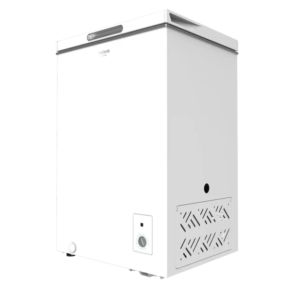Imagen 2 Congelador horizontal de 99 litros con sistema Dual Function para uso como frigorífico o congelador, control mecánico y eficiencia energética de clase E.