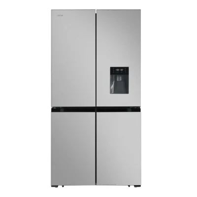 Frigorífico de cuatro puertas Cecotec Bolero CoolMarket 4D 564 Inox E con dispensador de agua y acabado en acero inoxidable