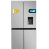 Imagen 4 Frigorífico americano Cross Door de 564 L con motor Inverter Plus, tecnología Metal Cooling y dispensador de agua. Eficiencia energética E y diseño Inox.