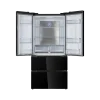 Imagen 2 Frigorífico French Door Bolero CoolMarket FD 510 Glass E de 510 L con motor Inverter Plus, Total No Frost y acabado en cristal negro. Clasificación energética E.