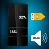Imagen 3 Frigorífico French Door Bolero CoolMarket FD 510 Glass E de 510 L con motor Inverter Plus, Total No Frost y acabado en cristal negro. Clasificación energética E.