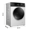 Imagen 4 Lavadora frontal Cecotec Bolero DressCode 10500 Inverter A. Capacidad 10 kg, 1400 rpm y motor Inverter Plus. Eficiencia A, 16 programas y función vapor.