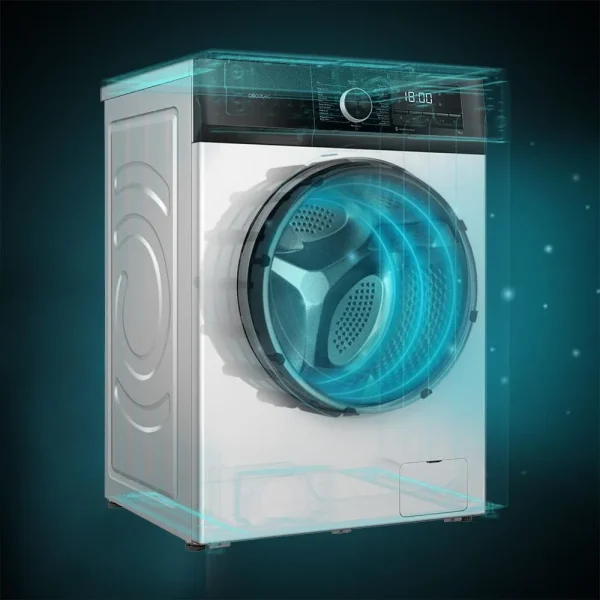 Imagen 7 Lavadora frontal Cecotec Bolero DressCode 10500 Inverter A. Capacidad 10 kg, 1400 rpm y motor Inverter Plus. Eficiencia A, 16 programas y función vapor.