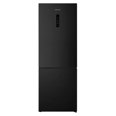Frigorífico combi Bolero CoolMarket Combi 495 Dark E de 2 metros en acabado acero inoxidable oscuro