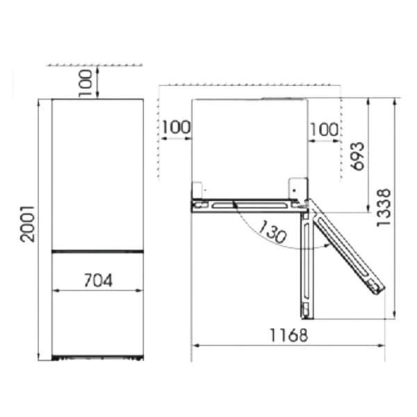 Imagen 3 Frigorífico combi Bolero CoolMarket Combi 495 Dark E de 493 L. Sistema Total NoFrost, MultiAir y Metal Cooling con eficiencia clase E y acabado en acero oscuro.