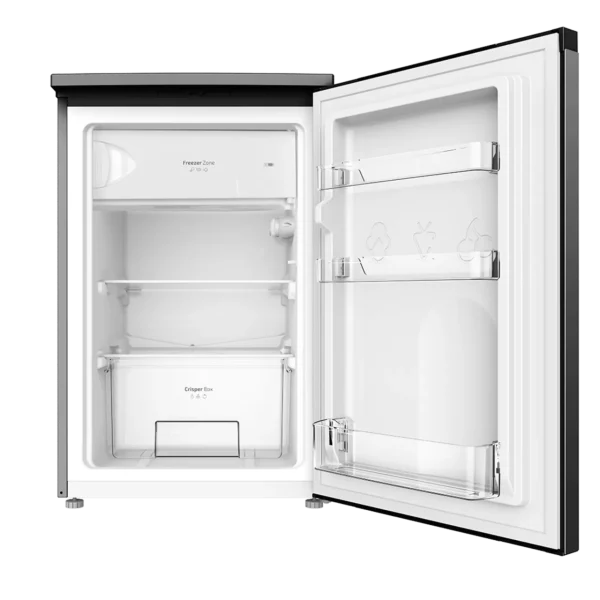 Imagen 2 Frigorífico mini Bolero CoolMarket TT 107 Black de 107L con control de temperatura regulable, compartimento de conservación y eficiencia energética clase E.