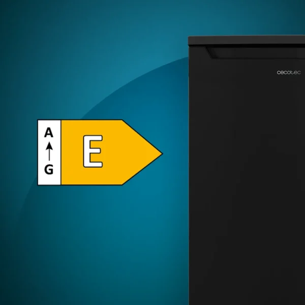 Imagen 4 Frigorífico mini Bolero CoolMarket TT 107 Black de 107L con control de temperatura regulable, compartimento de conservación y eficiencia energética clase E.