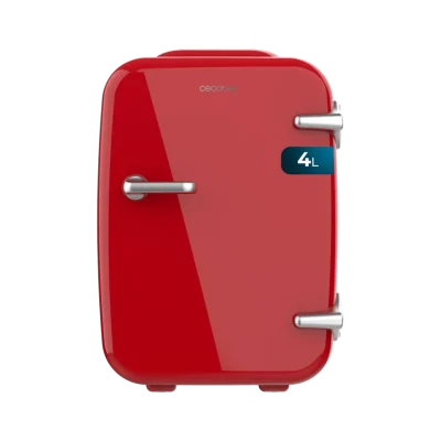 Mini frigorífico retro Cecotec Bolero MiniCooling 4L Habana Red con asa de transporte