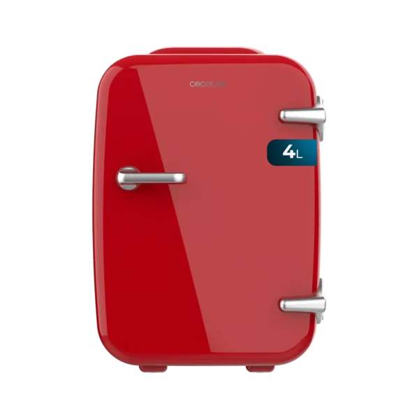 Mini frigorífico retro Cecotec Bolero MiniCooling 4L Habana Red con asa de transporte