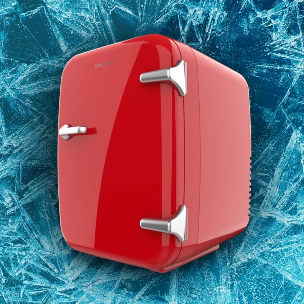 Imagen 7 Mini nevera retro Bolero MiniCooling 4L Habana Red con función frío y calor. Compatible con 12V y 220V, ideal para viajes, cosméticos y oficinas.