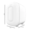 Imagen 4 Frigorífico retro Cecotec Bolero MiniCooling 4L Bora White con función frío y calor. Compatible con 12V y 220V, ideal para coches, caravanas y oficinas.