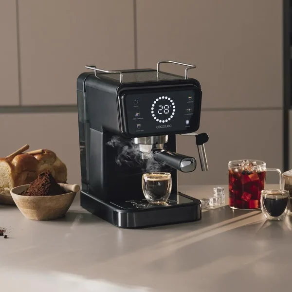 Imagen 3 Cafetera express Power Espresso Touch ColdBrew de 20 bares con función Cold Brew y vaporizador orientable. Ideal para espresso, cappuccino y café en frío.