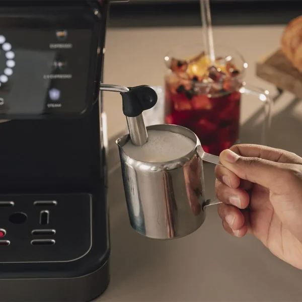Imagen 6 Cafetera express Power Espresso Touch ColdBrew de 20 bares con función Cold Brew y vaporizador orientable. Ideal para espresso, cappuccino y café en frío.