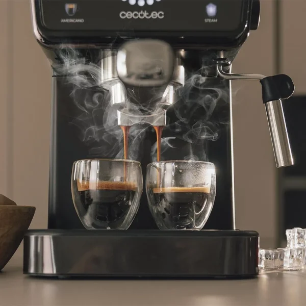 Imagen 7 Cafetera express Power Espresso Touch ColdBrew de 20 bares con función Cold Brew y vaporizador orientable. Ideal para espresso, cappuccino y café en frío.