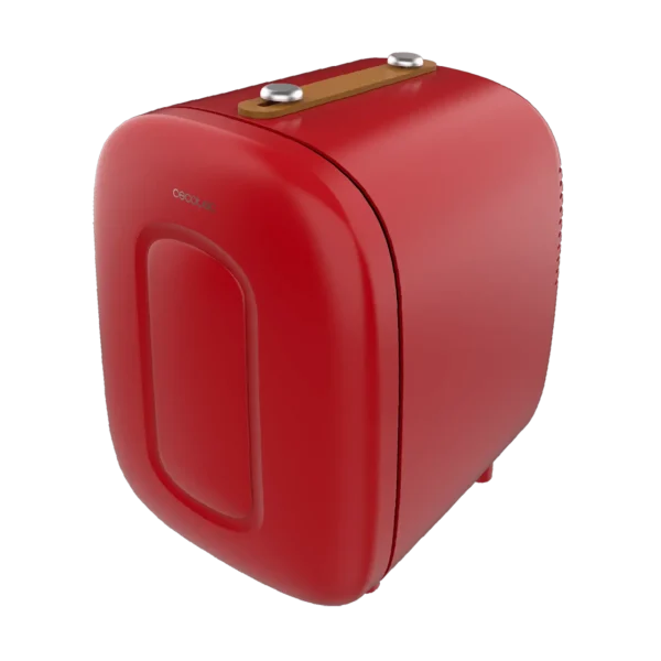 Imagen 3 Frigorífico retro Bolero MiniCooling 4L Bora Red. Capacidad de 4 litros, funciones de frío y calor (7-50 ºC) y conexión 12V-220V ideal para coches y caravanas.