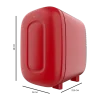 Imagen 4 Frigorífico retro Bolero MiniCooling 4L Bora Red. Capacidad de 4 litros, funciones de frío y calor (7-50 ºC) y conexión 12V-220V ideal para coches y caravanas.