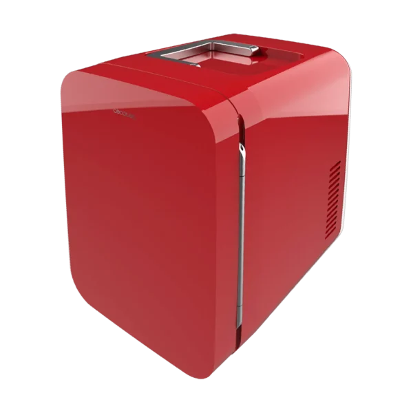 Imagen 3 Frigorífico mini retro Bolero MiniCooling 6L Bahamas Red. Dual 12V/220V para coche y hogar, con función frío y calor (5-65ºC). Diseño compacto y portátil.