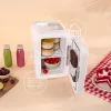 Imagen 6 Mini frigorífico retro Cecotec Bolero MiniCooling 10L Bahamas Pat 1 con función frío/calor (7-65ºC), ideal para coches y caravanas. Diseño vintage y portátil.