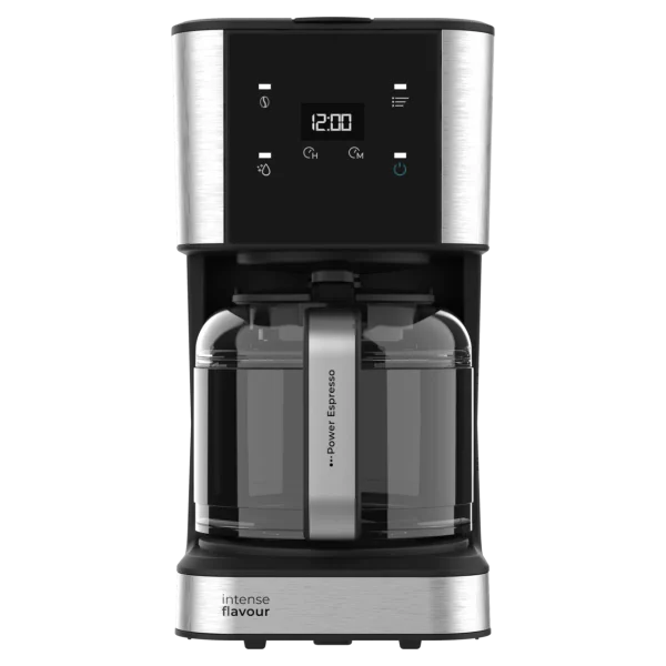 Imagen 2 Cafetera de goteo Coffee 66 Drop & Touch de Cecotec con pantalla LCD táctil, 950 W de potencia y capacidad de 1,5 litros para 12 tazas de café con aroma intenso.