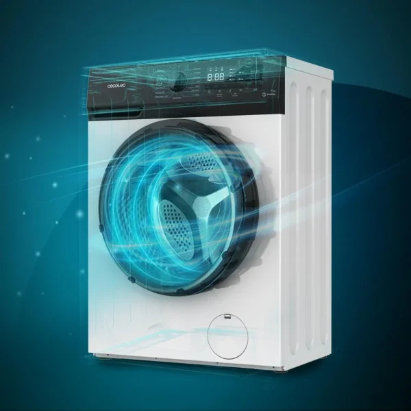Imagen 8 Lavadora Cecotec Bolero DressCode 9300 Inverter de 9 kg y 1400 rpm. Motor Inverter Plus, 15 programas, tecnología SteamMax y eficiencia energética clase A.