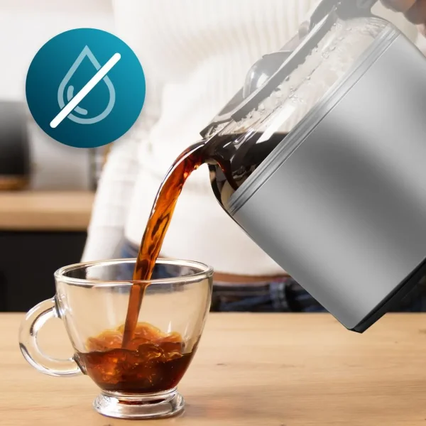 Imagen 7 Cafetera de goteo Cecotec Coffee 66 Drop & Thermo con jarra térmica de acero inoxidable, 1,5 litros de capacidad y tecnología ExtremeCoffee para un sabor único.