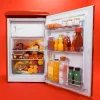 Imagen 7 Mini frigorífico retro Cecotec Bolero CoolMarket TT Origin 110 Red E de 110L, clase E, con Icebox, diseño vintage rojo y luz LED. Ideal para espacios reducidos.