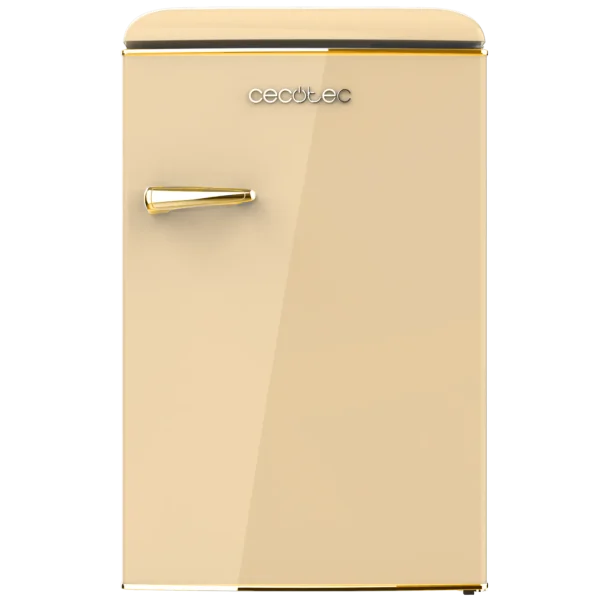 Imagen 5 Mini frigorífico retro Cecotec Bolero CoolMarket TT Origin 110 Beige de 110L, eficiencia clase E, Icebox y diseño vintage. Ideal para espacios reducidos.