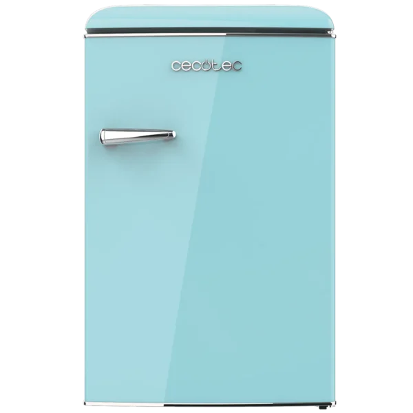 Imagen 5 Mini frigorífico retro Cecotec Bolero CoolMarket TT Origin 110 Blue de 110L. Diseño vintage azul, eficiencia clase E, compartimento Icebox e iluminación LED.