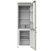 Imagen 2 Frigorífico retro Bolero CoolMarket Combi Origin 300 Beige E de 300L. Estilo vintage con eficiencia energética clase E, iluminación LED y abridor integrado.
