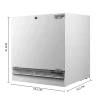 Imagen 3 Mini frigorífico integrable Bolero CoolMarket TT BI 138 White E de 138 litros. Incluye tecnología Fast Cooling, control táctil y eficiencia energética clase E.