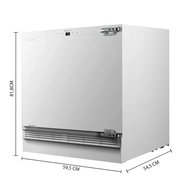 Imagen 3 Mini frigorífico integrable Bolero CoolMarket TT BI 138 White E de 138 litros. Incluye tecnología Fast Cooling, control táctil y eficiencia energética clase E.