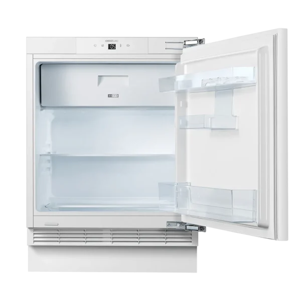 Imagen 2 Mini frigorífico integrable Cecotec Bolero CoolMarket TT BI 121 White E de 121 litros, eficiencia clase E y función Fast Freezing. Diseño compacto y eficiente.