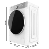 Imagen 3 Lavadora Cecotec Bolero DressCode 8800 Inverter A de 8 kg y 1400 rpm. Motor Inverter Plus, 16 programas, función SteamMax y Display XXL. Eficiencia clase A.
