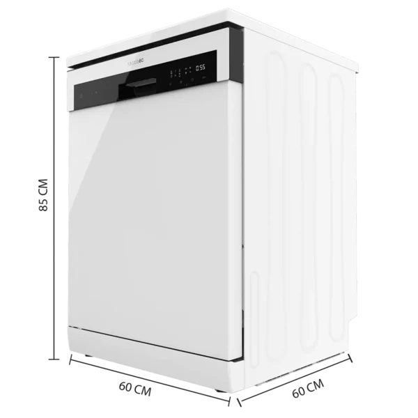 Imagen 2 Lavavajillas Bolero Aguazero 6200 D de 60 cm con capacidad para 14 cubiertos, 3ª bandeja, 6 programas, Dual Zone Wash y Turbo Dry+ para un secado impecable.
