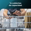 Imagen 5 Lavavajillas Bolero Aguazero 6200 D de 60 cm con capacidad para 14 cubiertos, 3ª bandeja, 6 programas, Dual Zone Wash y Turbo Dry+ para un secado impecable.