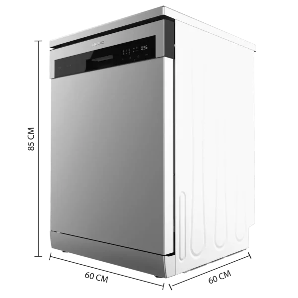 Imagen 4 Lavavajillas Bolero Aguazero 6200 Inox D de 60 cm con capacidad para 14 cubiertos, 3ª bandeja, 6 programas y tecnología Turbo Dry+ para un secado impecable.