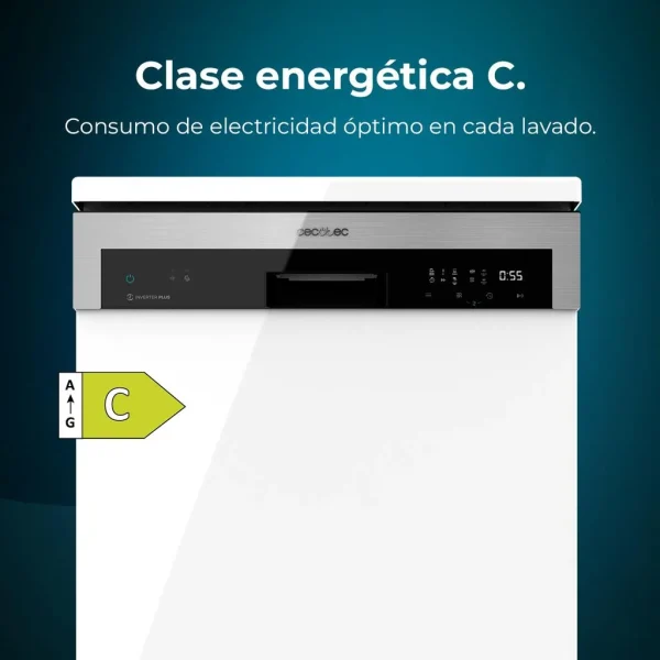 Imagen 8 Lavavajillas Bolero Aguazero 6500 C de 60 cm con capacidad para 15 cubiertos, motor Inverter Plus, 6 programas, sistema Dry+ y apertura automática Auto Open.