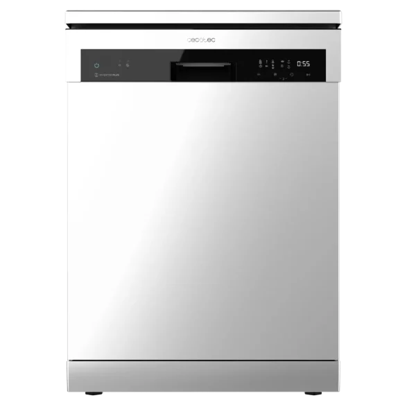 Imagen 2 Lavavajillas Bolero Aguazero 6500 Inox C de 60 cm con capacidad para 15 cubiertos, motor Inverter Plus, 6 programas, tercera bandeja y sistema de secado Dry+.