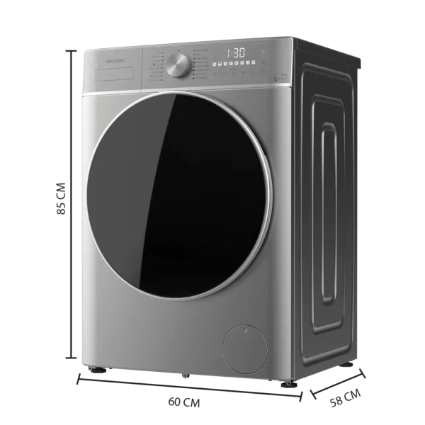 Imagen 3 Lavadora de carga frontal Bolero DressCode 10800 Inverter Steel A de 10 kg y 1400 rpm. Motor Inverter Plus, SteamMax y 16 programas con clase energética A.